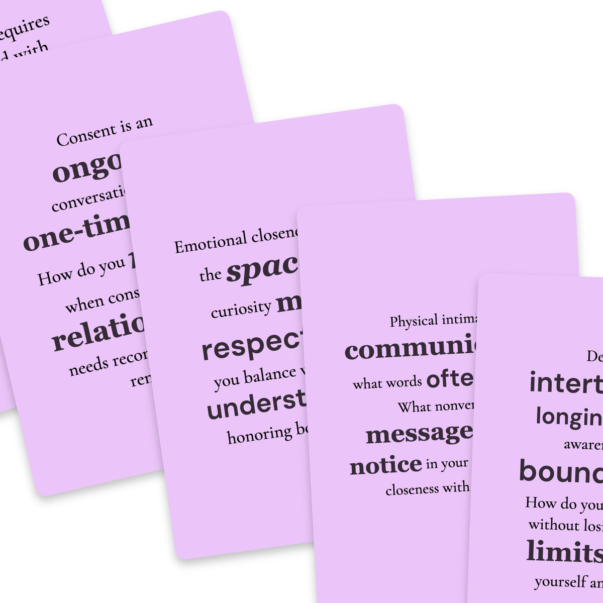 78 Questions About Intimacy Oracle — arrangement 8