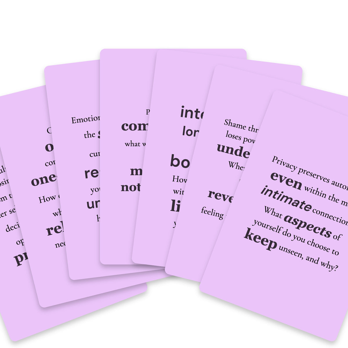 78 Questions About Intimacy Oracle — arrangement 9