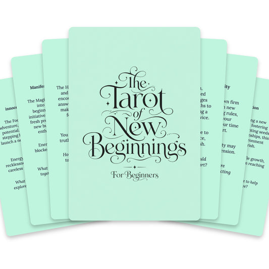 The Tarot of New Beginnings — For Beginners — arrangement 1