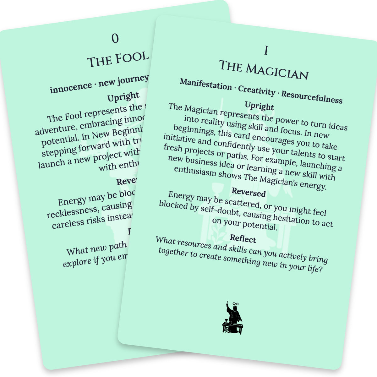 The Tarot of New Beginnings — For Beginners — arrangement 10