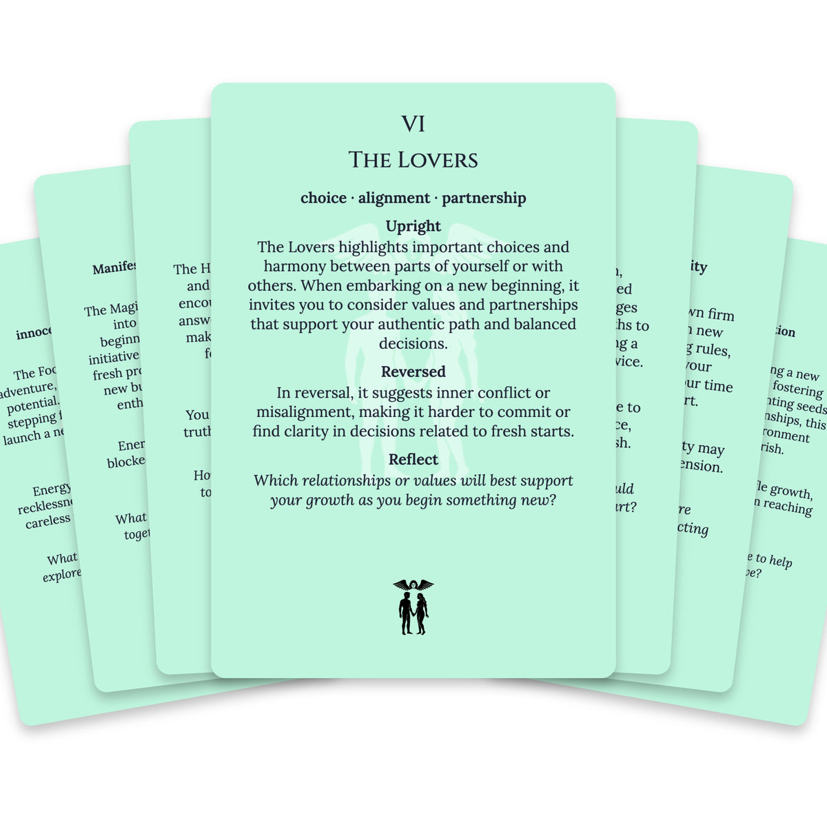 The Tarot of New Beginnings — For Beginners — arrangement 2
