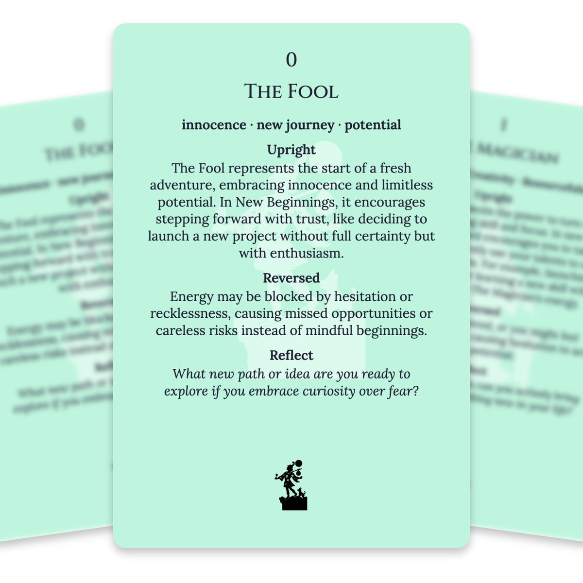 The Tarot of New Beginnings — For Beginners — arrangement 5