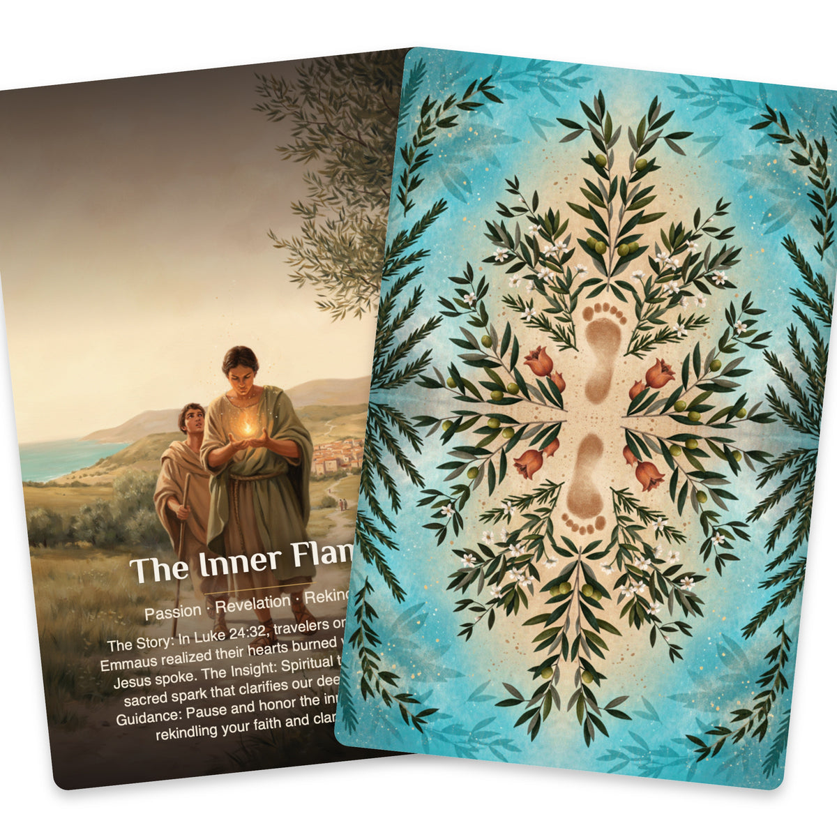 Footsteps of Jesus Oracle - 22 Oracle cards — arrangement 7