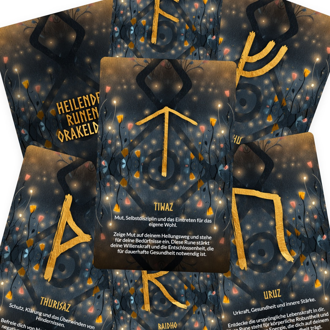 Heilende Runen-Orakeldeck