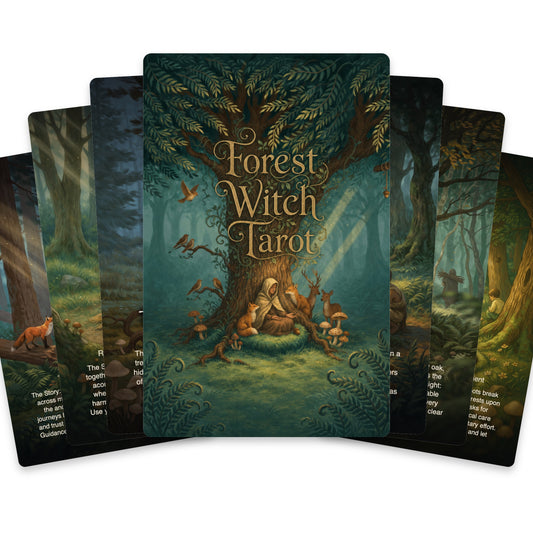Forest Witch Tarot — arrangement 1