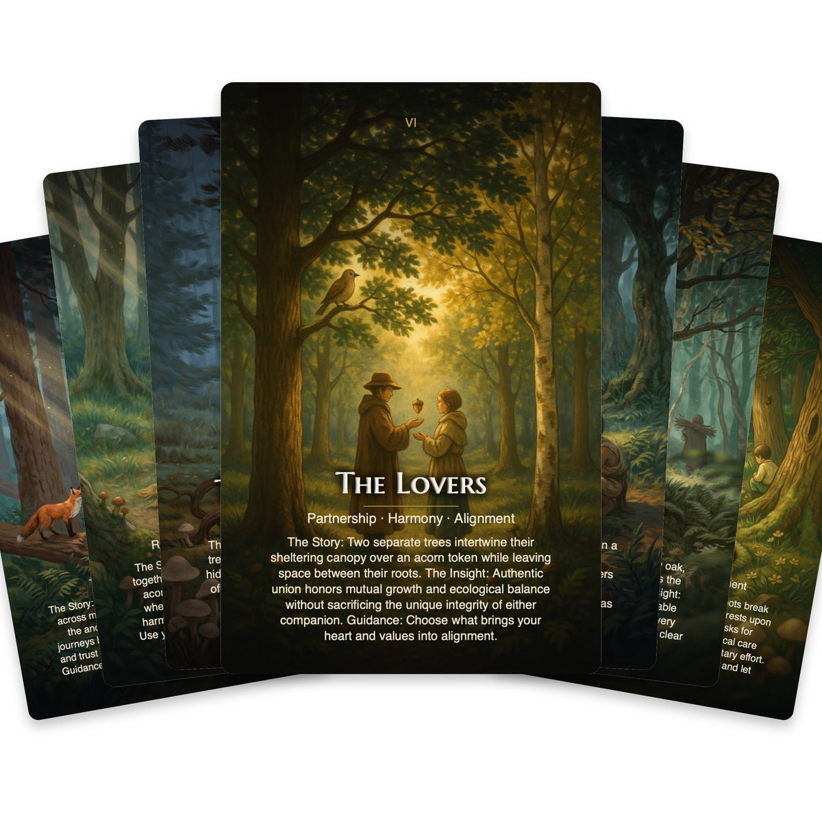 Forest Witch Tarot — arrangement 2