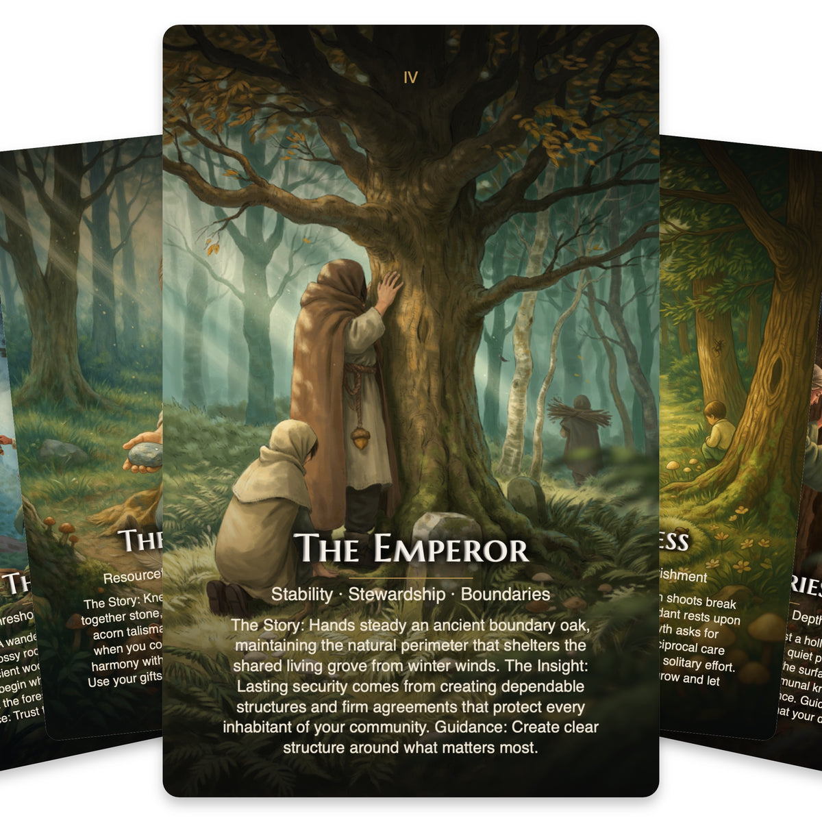 Forest Witch Tarot — arrangement 3