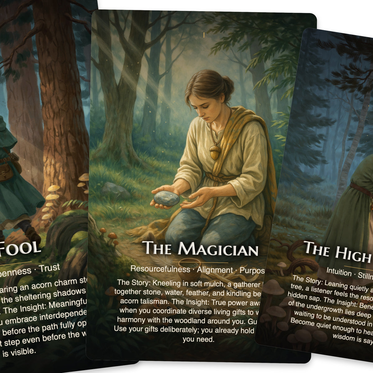 Forest Witch Tarot — arrangement 4
