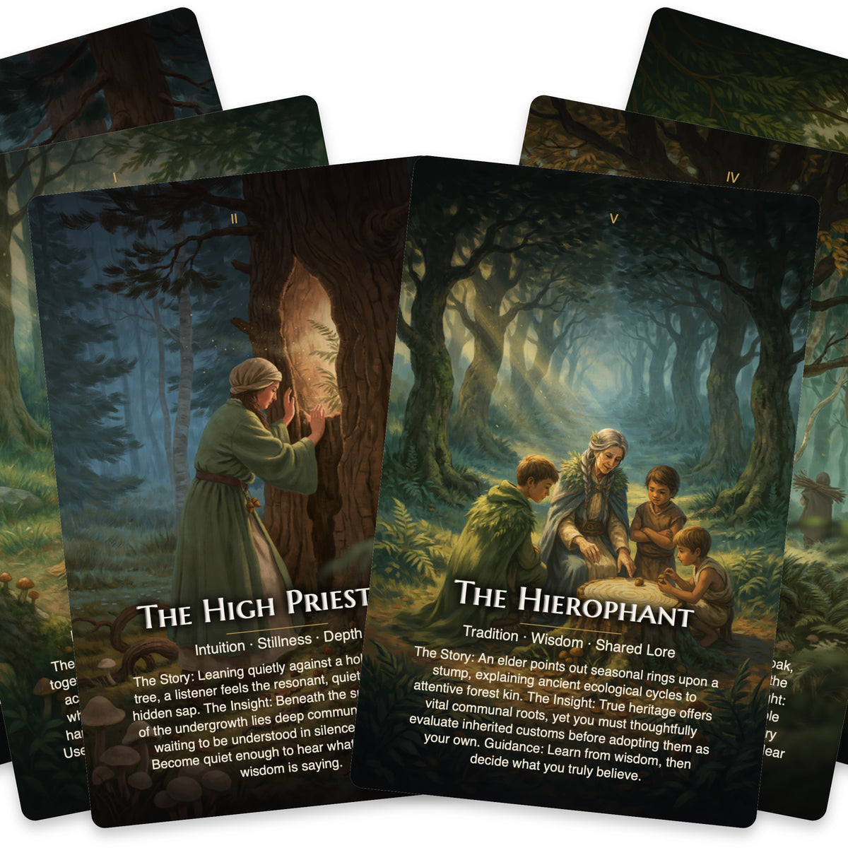 Forest Witch Tarot — arrangement 6