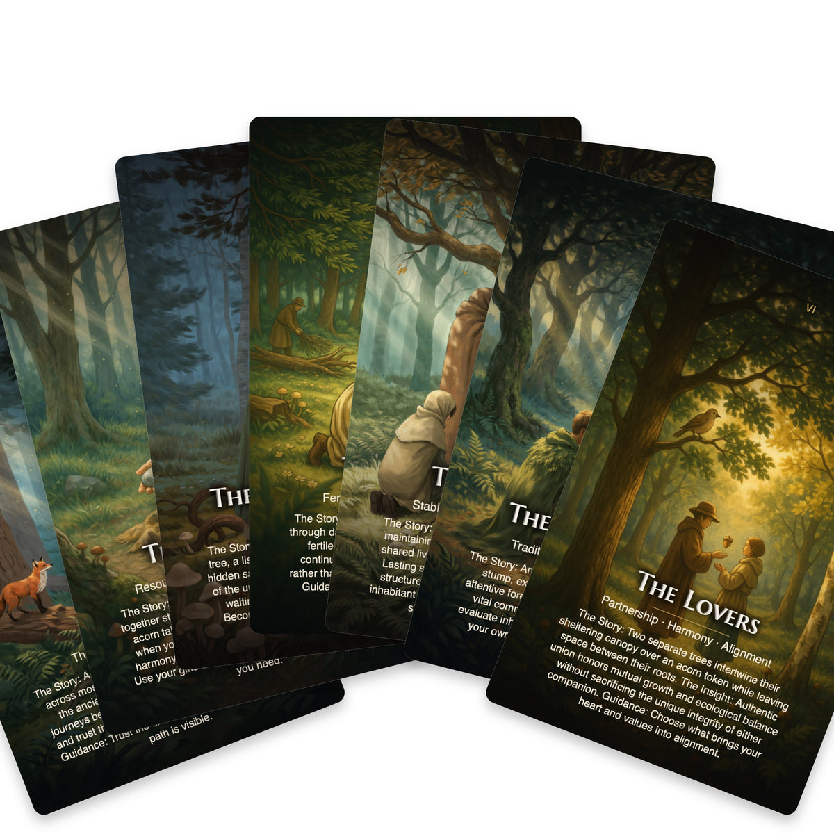 Forest Witch Tarot — arrangement 9