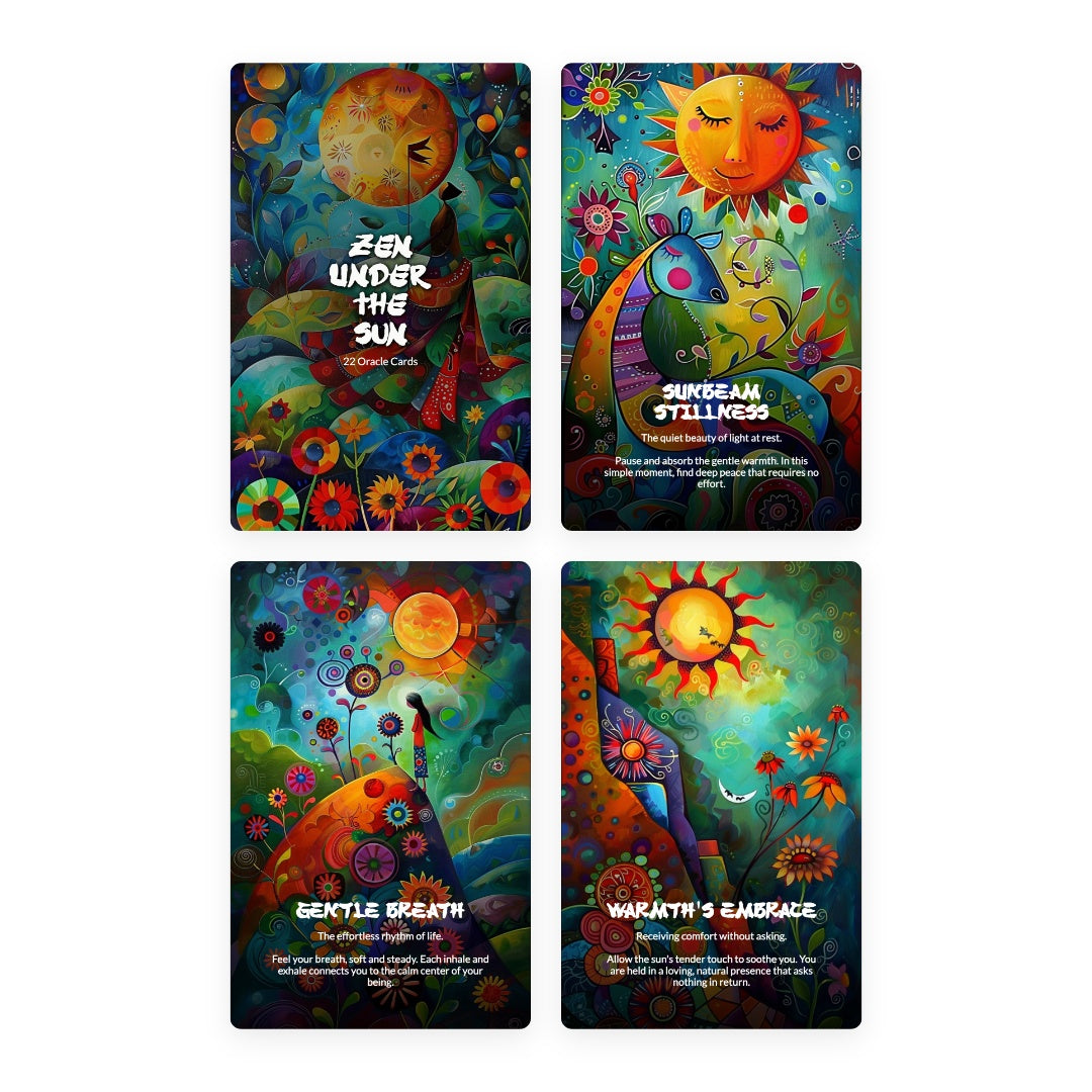 Zen Under the Sun - 22 Oracle Cards