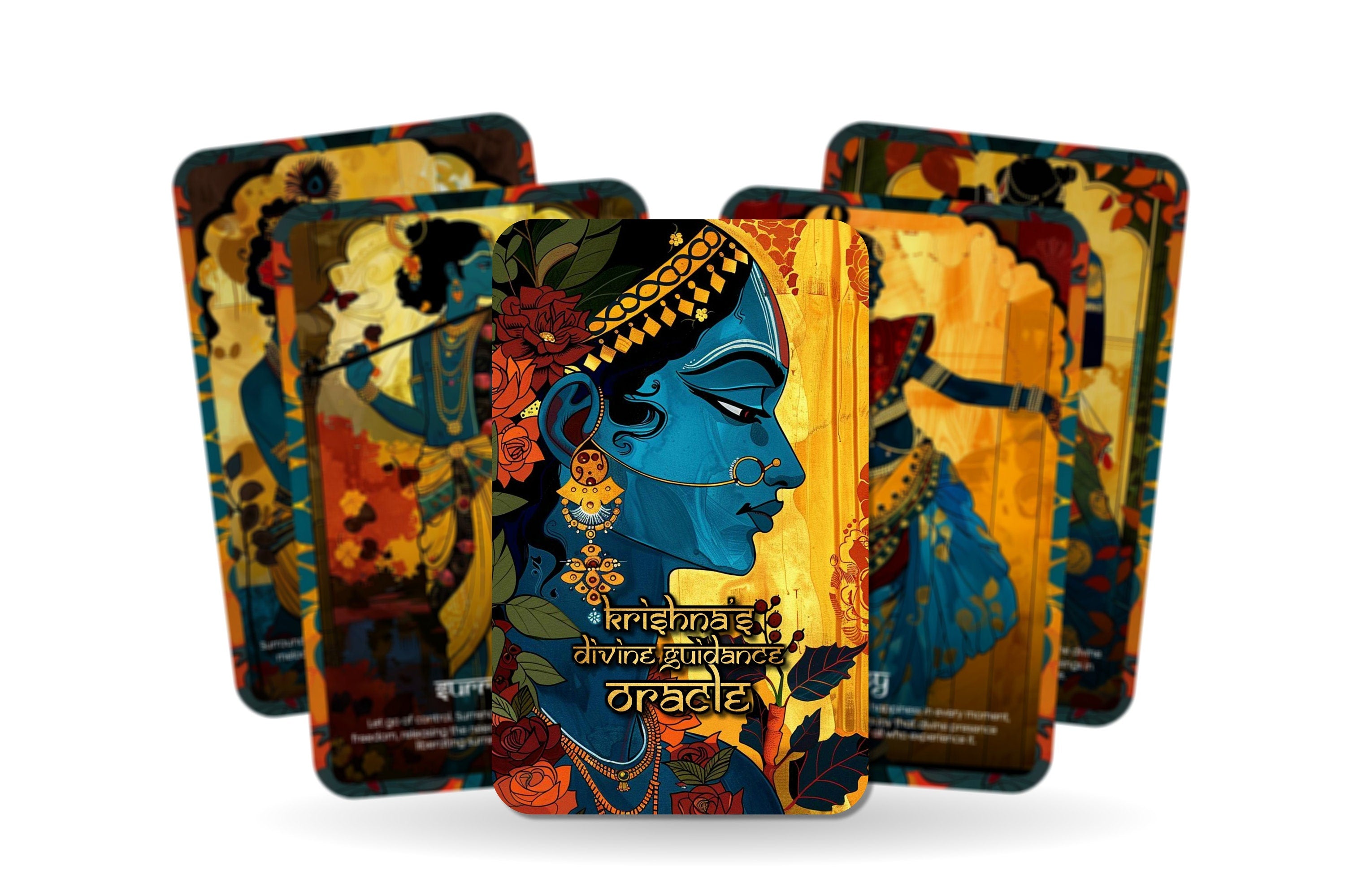 Krishna Oracle Card Krishna's Divine Guidance Oracle - 22 Oracle Cards - UK Edition - Divi ...