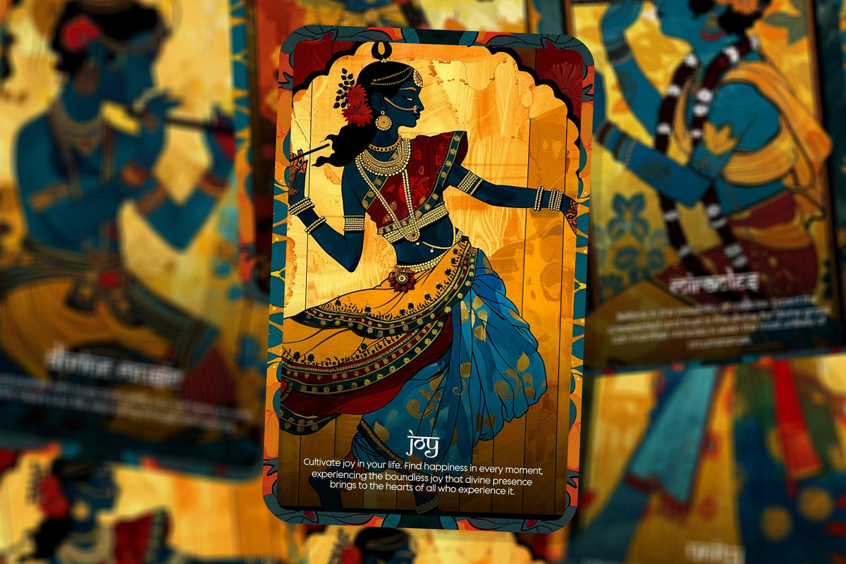 Krishna Oracle Card Krishna's Divine Guidance Oracle - 22 Oracle Cards - UK Edition - Divi ...