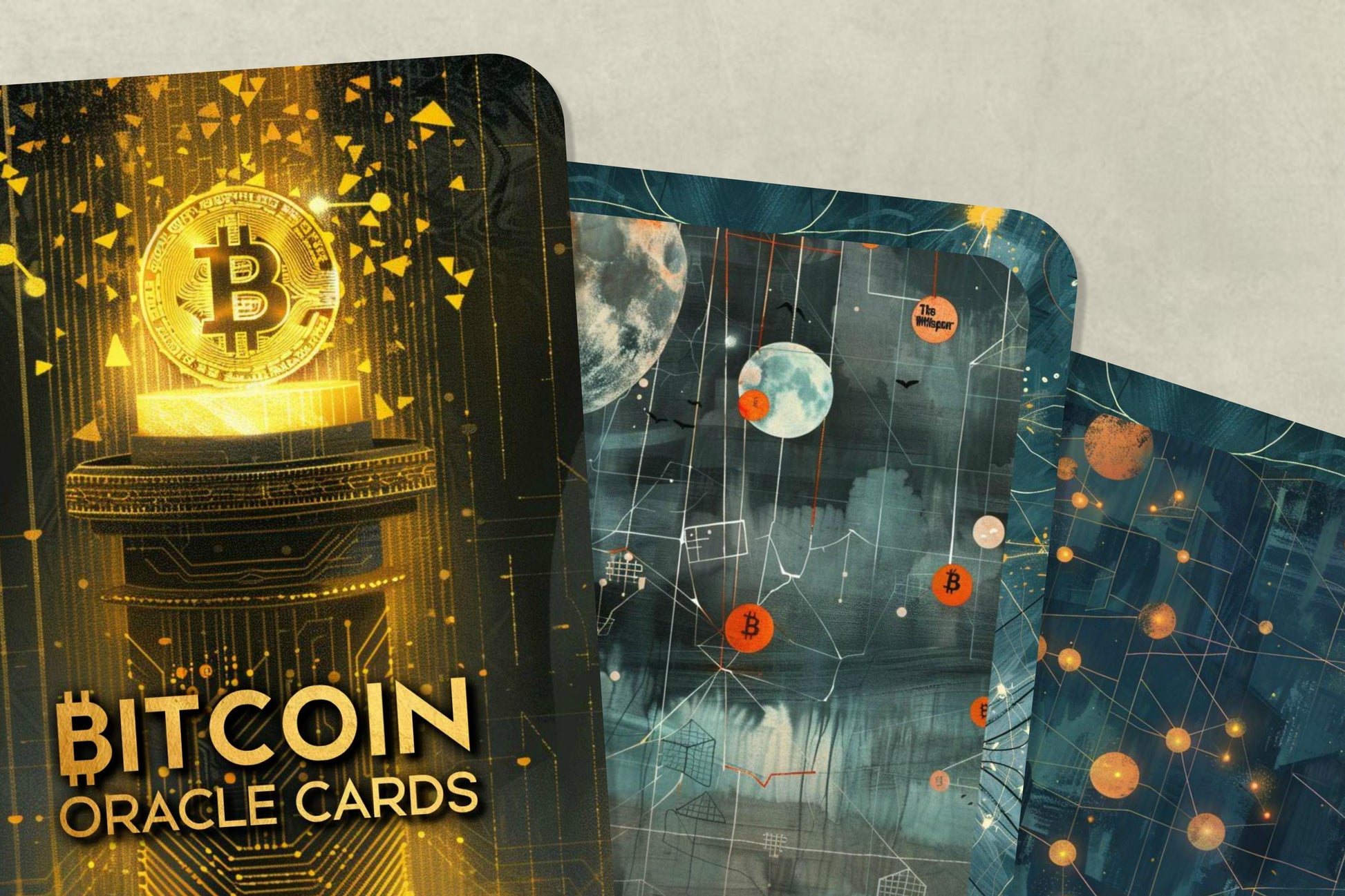 Bitcoin Oracle Cards - A Journey Through Digital Gold - Divination tool designed to unlock insights, facts, and wisdom about Bitcoin