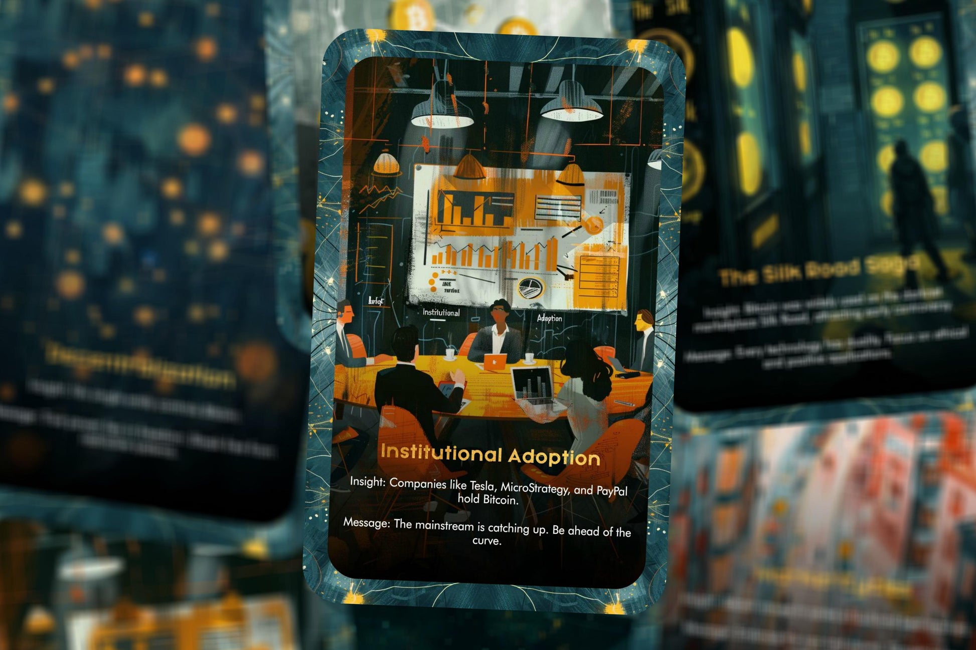 Bitcoin Oracle Cards - A Journey Through Digital Gold - Divination tool designed to unlock insights, facts, and wisdom about Bitcoin