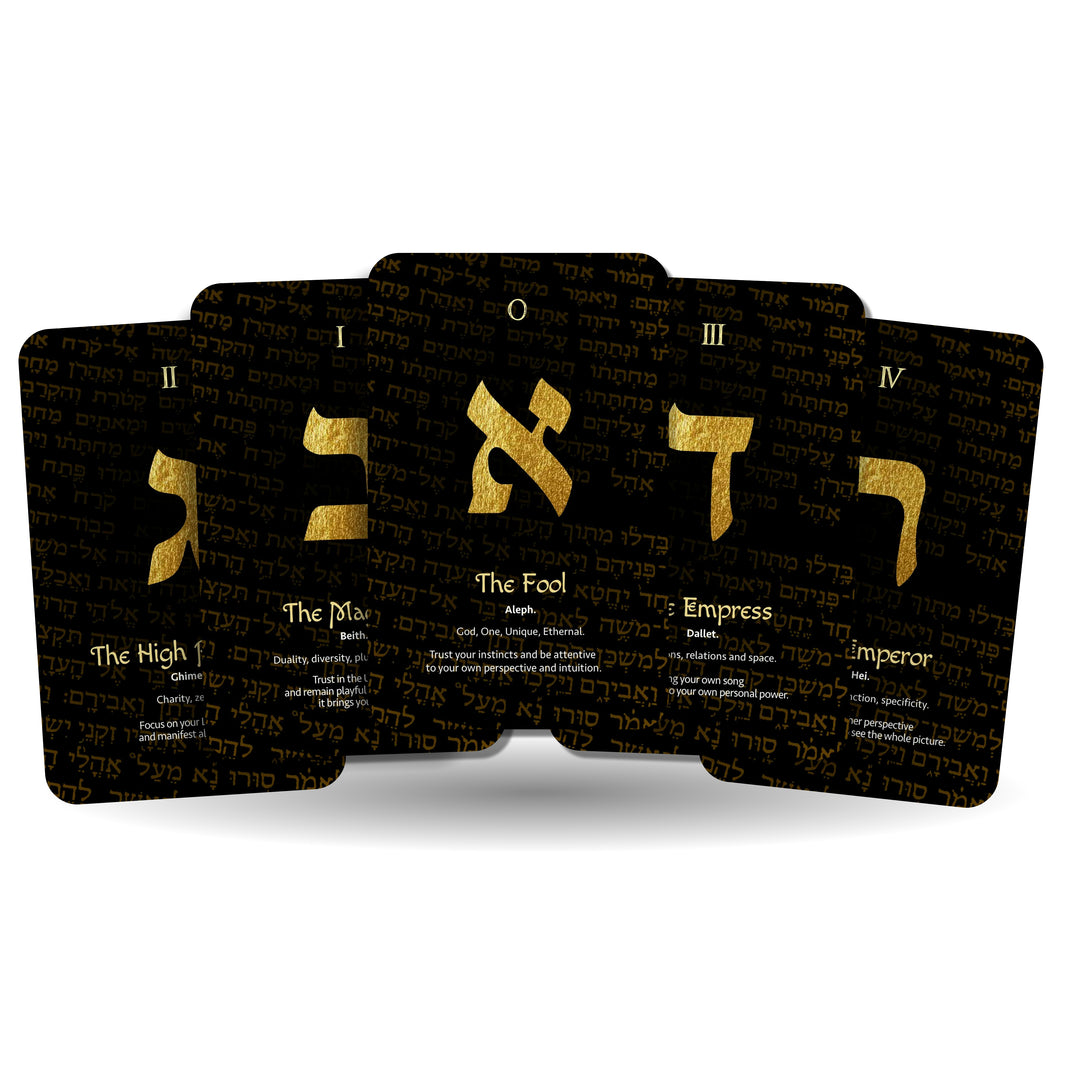 The Hebrew alphabet Tarot