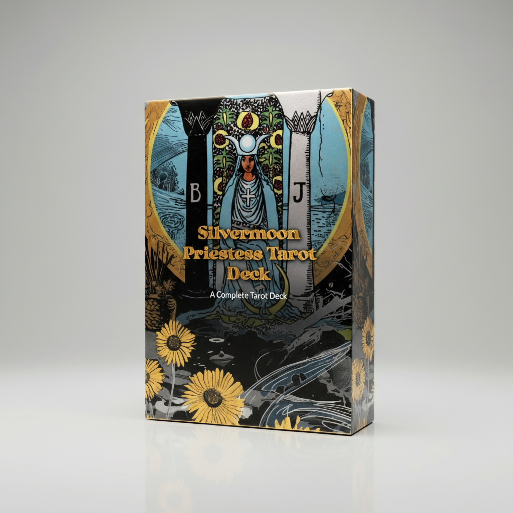 Silvermoon Priestess Tarot Deck - 78 Cards