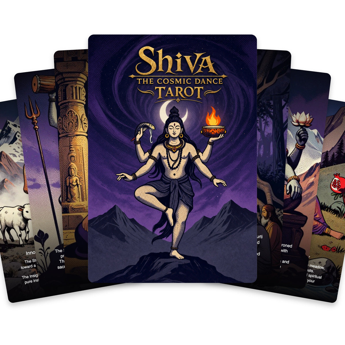 Shiva - The Cosmic Dance Tarot - 78 Cards