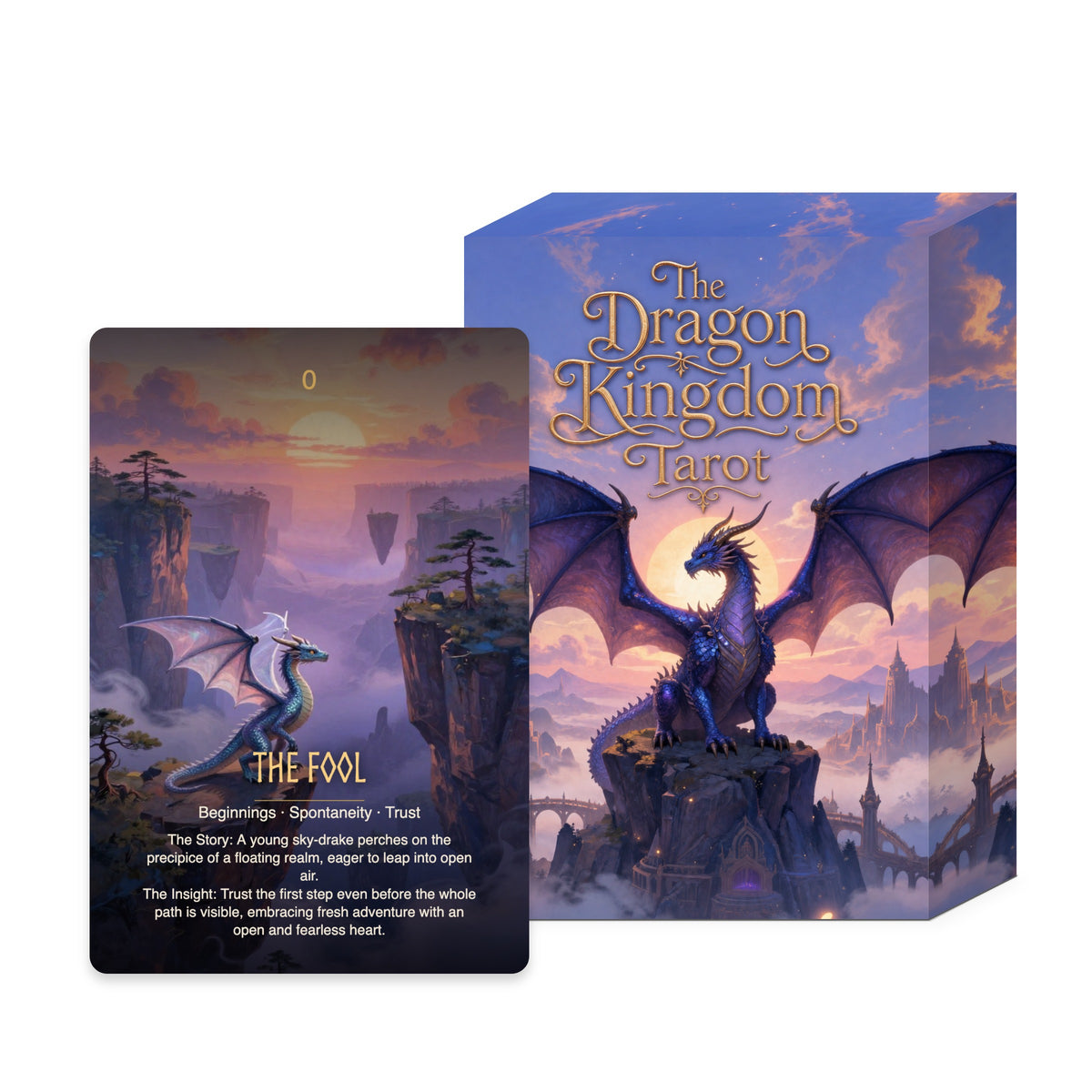 The Dragon Kingdom Tarot - 78 Cards