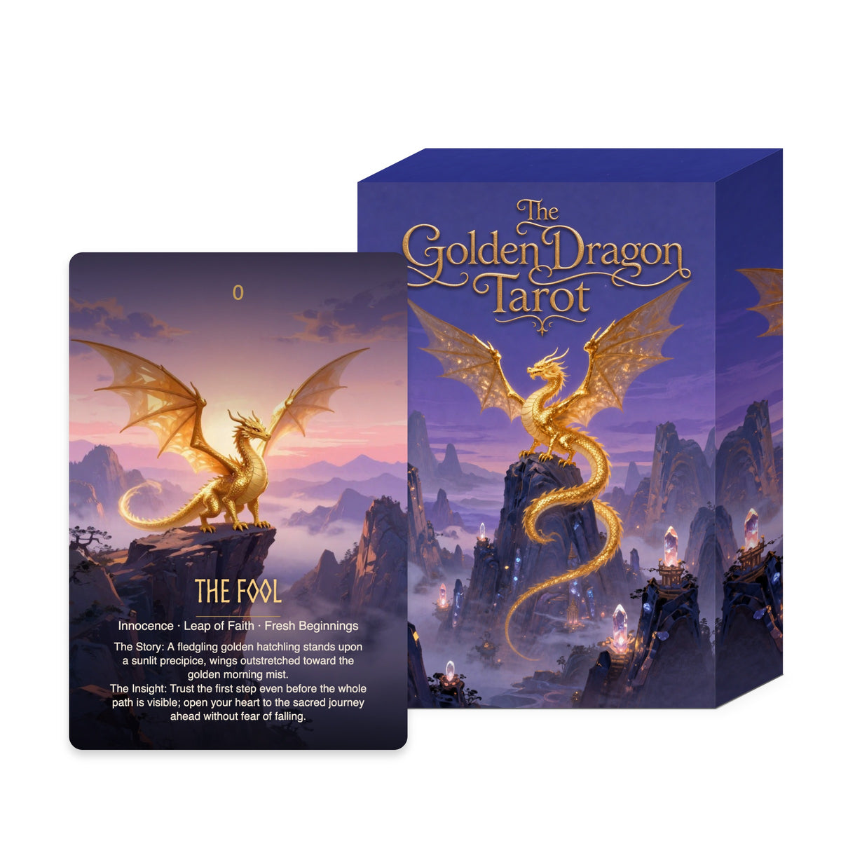 The Ancient Dragon Oracle - 78 Tarot Cards
