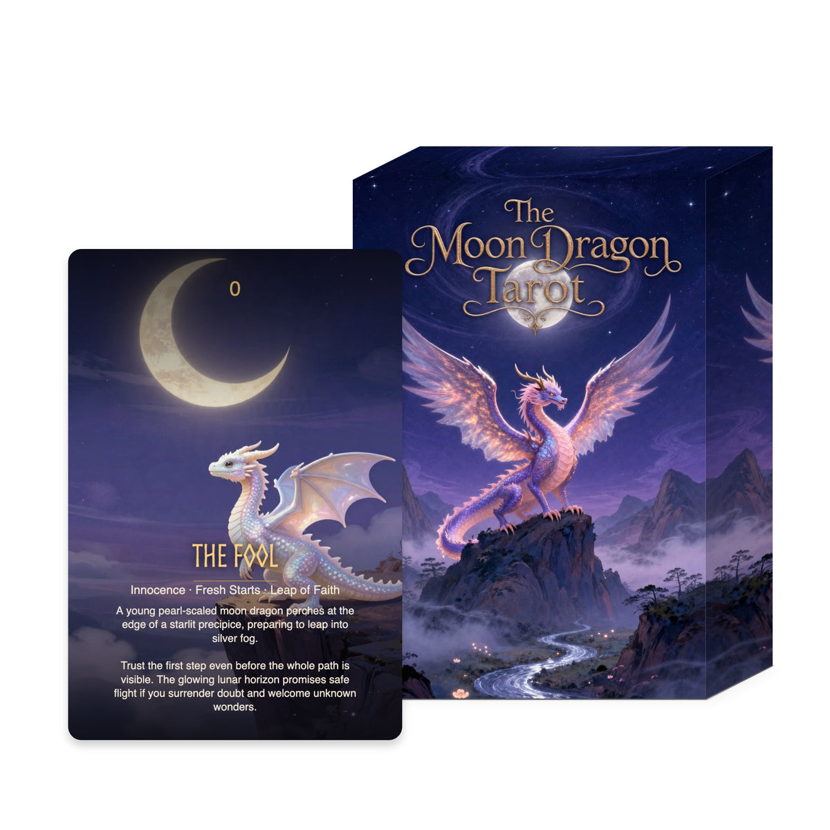 The Moon Dragon Tarot - 78 Cards