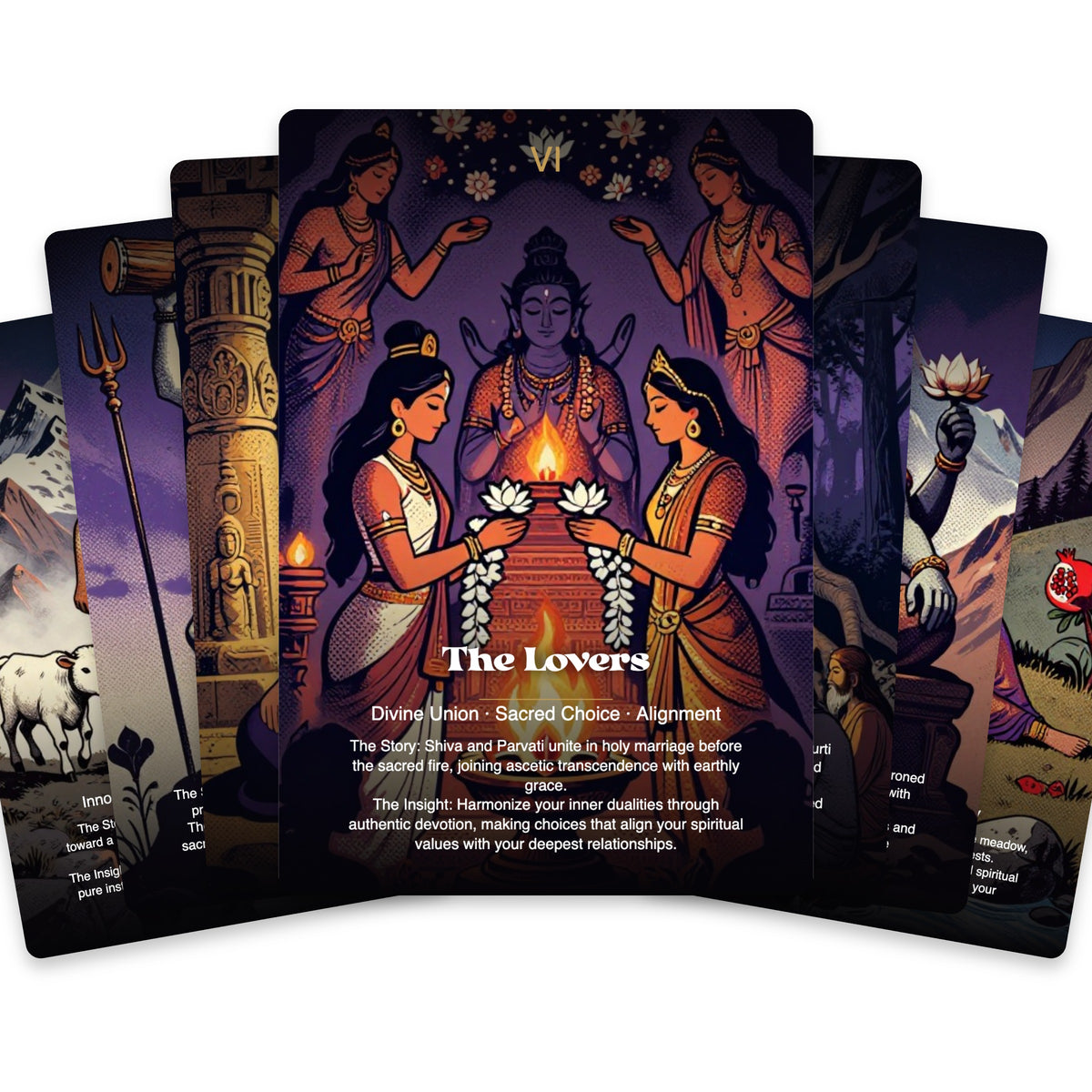 Shiva - The Cosmic Dance Tarot - 78 Cards