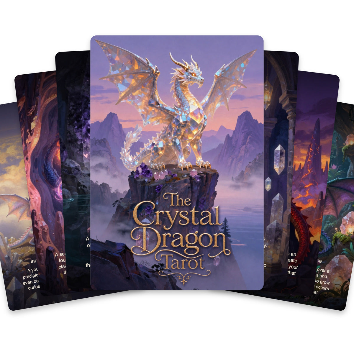 The Crystal Dragon Tarot - 78 Cards