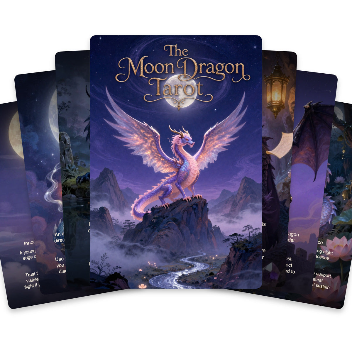 The Moon Dragon Tarot - 78 Cards