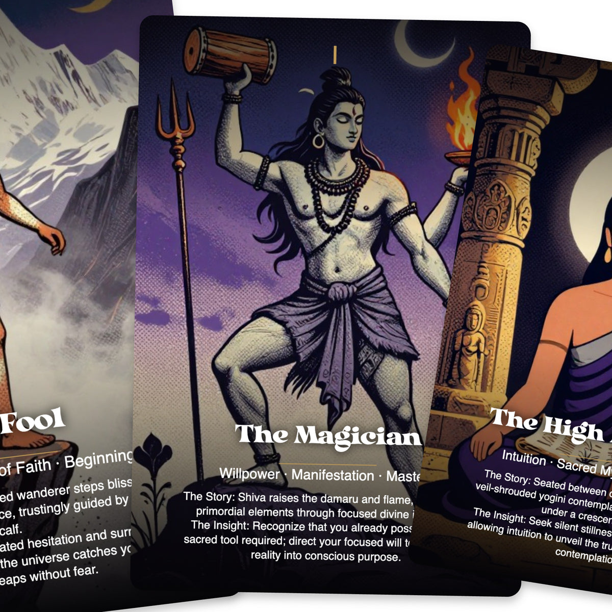 Shiva - The Cosmic Dance Tarot - 78 Cards