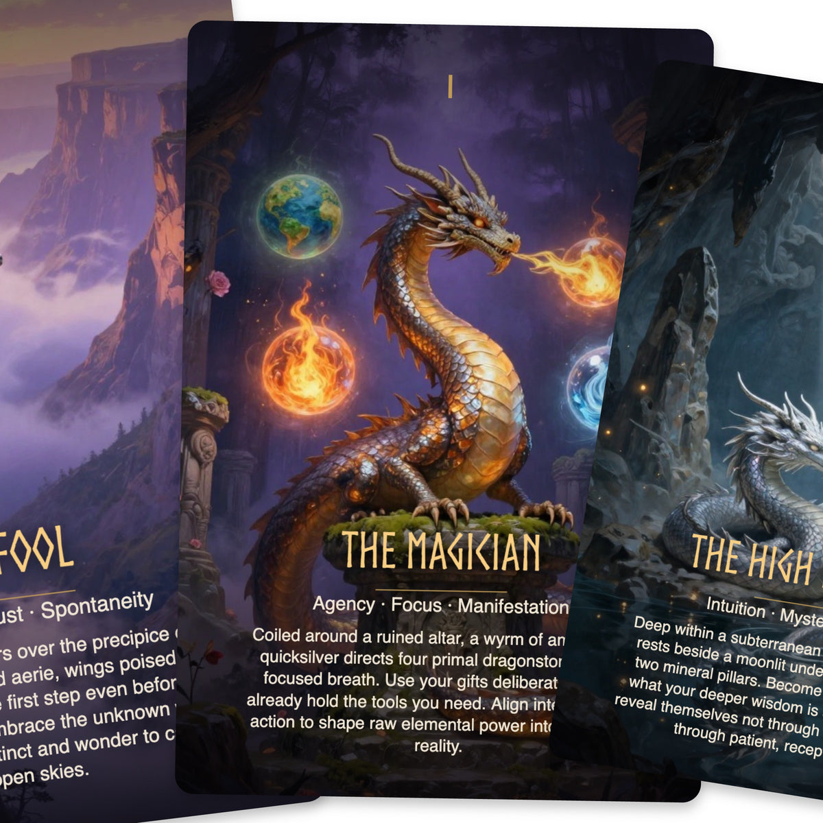 The Last Dragon Tarot - 78 Cards