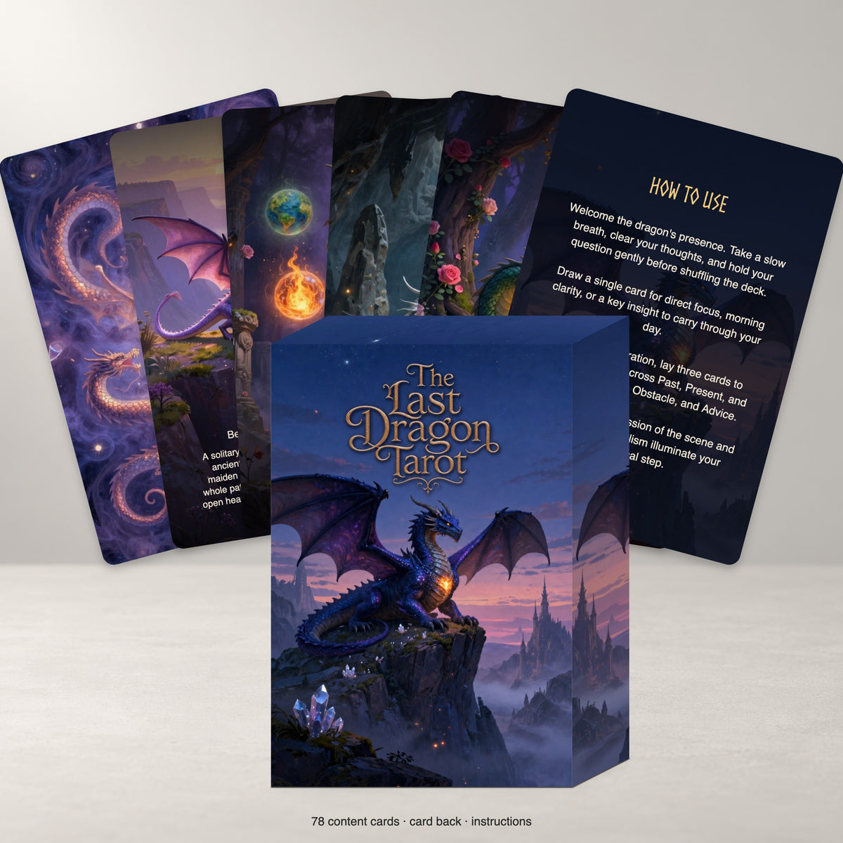 The Last Dragon Tarot - 78 Cards