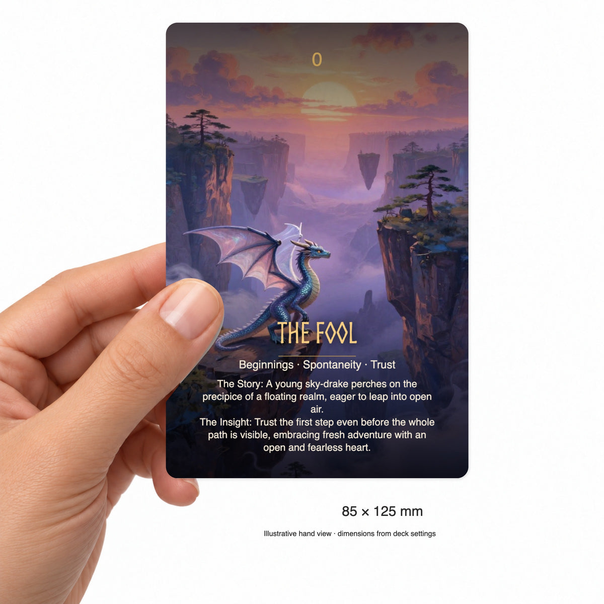 The Dragon Kingdom Tarot - 78 Cards