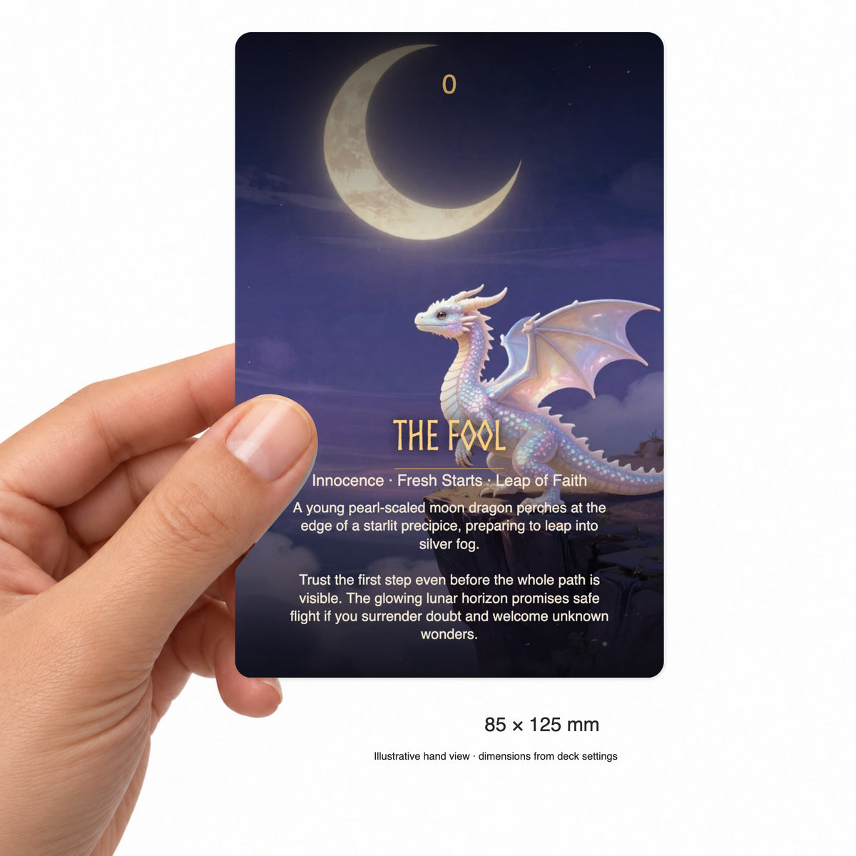 The Moon Dragon Tarot - 78 Cards
