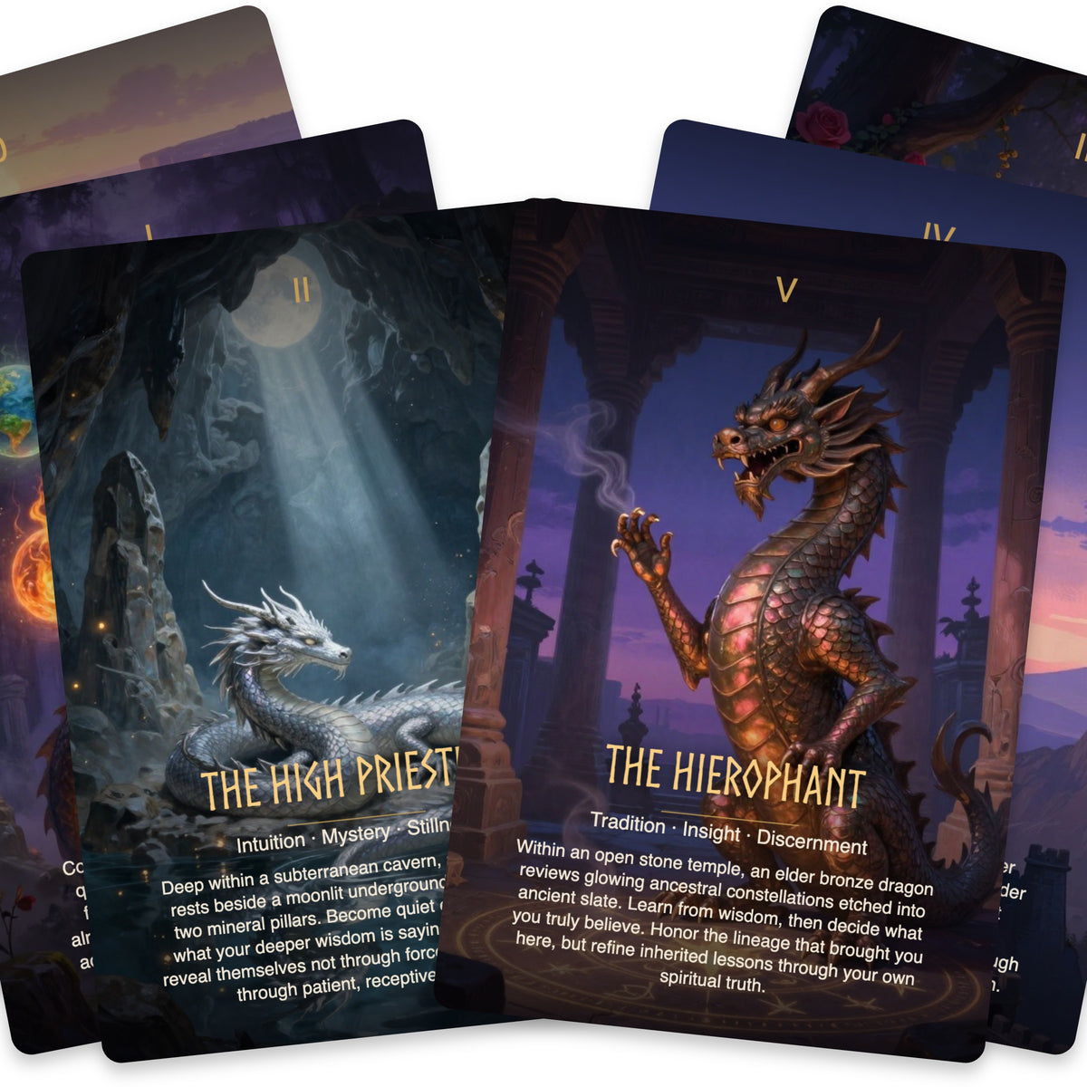 The Last Dragon Tarot - 78 Cards