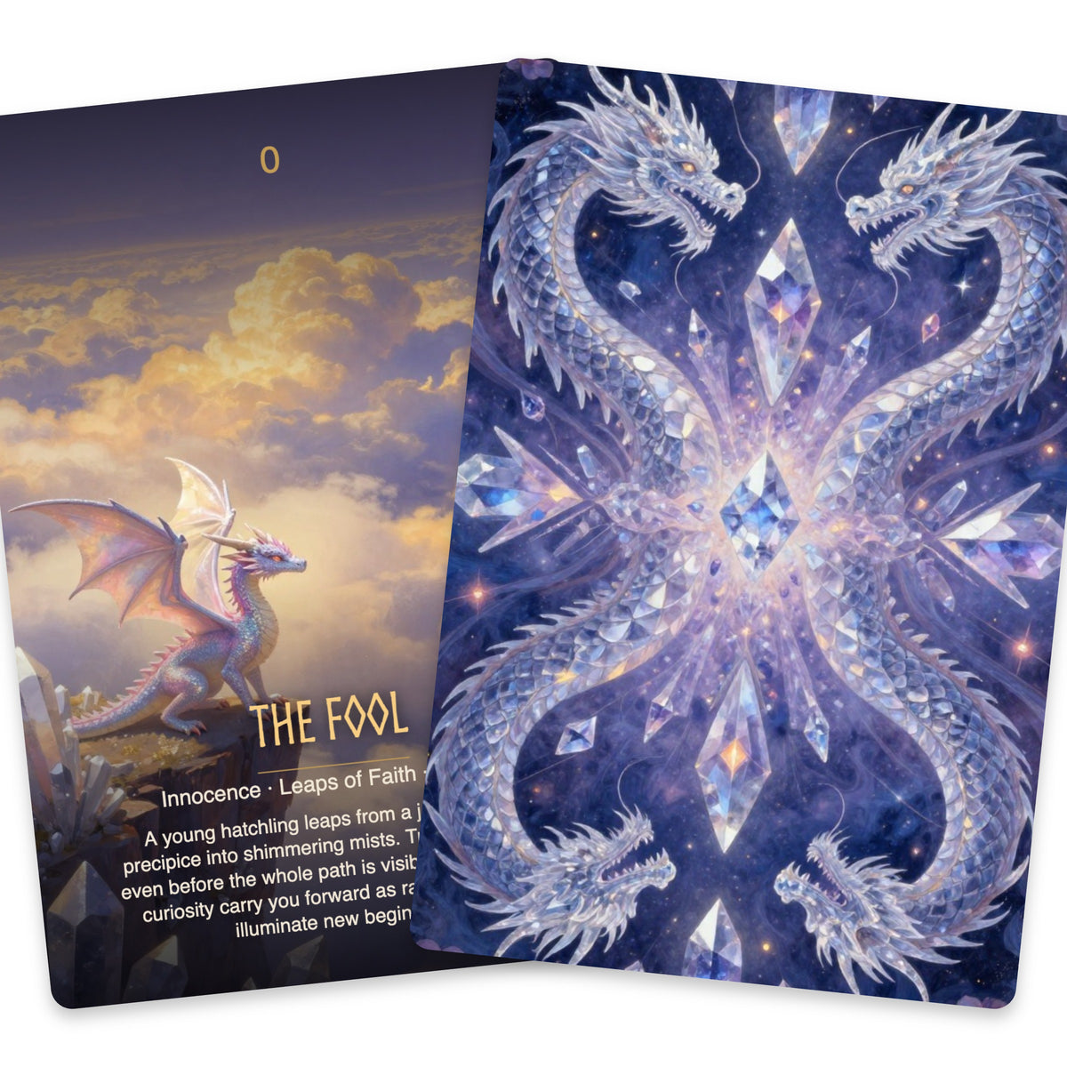 The Crystal Dragon Tarot - 78 Cards