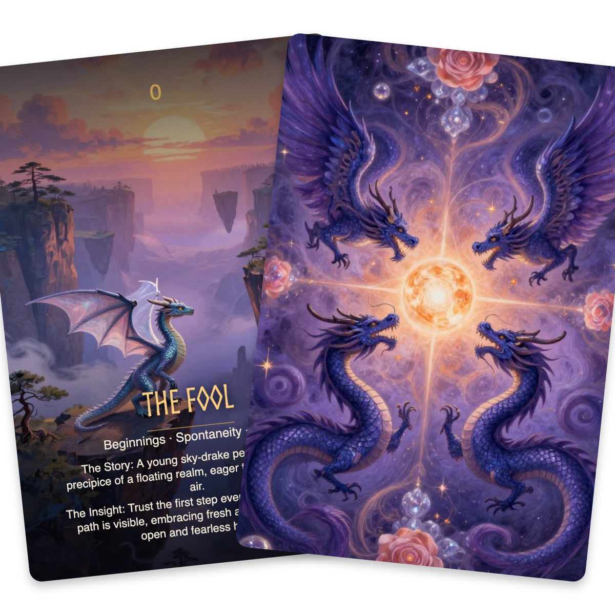 The Dragon Kingdom Tarot - 78 Cards