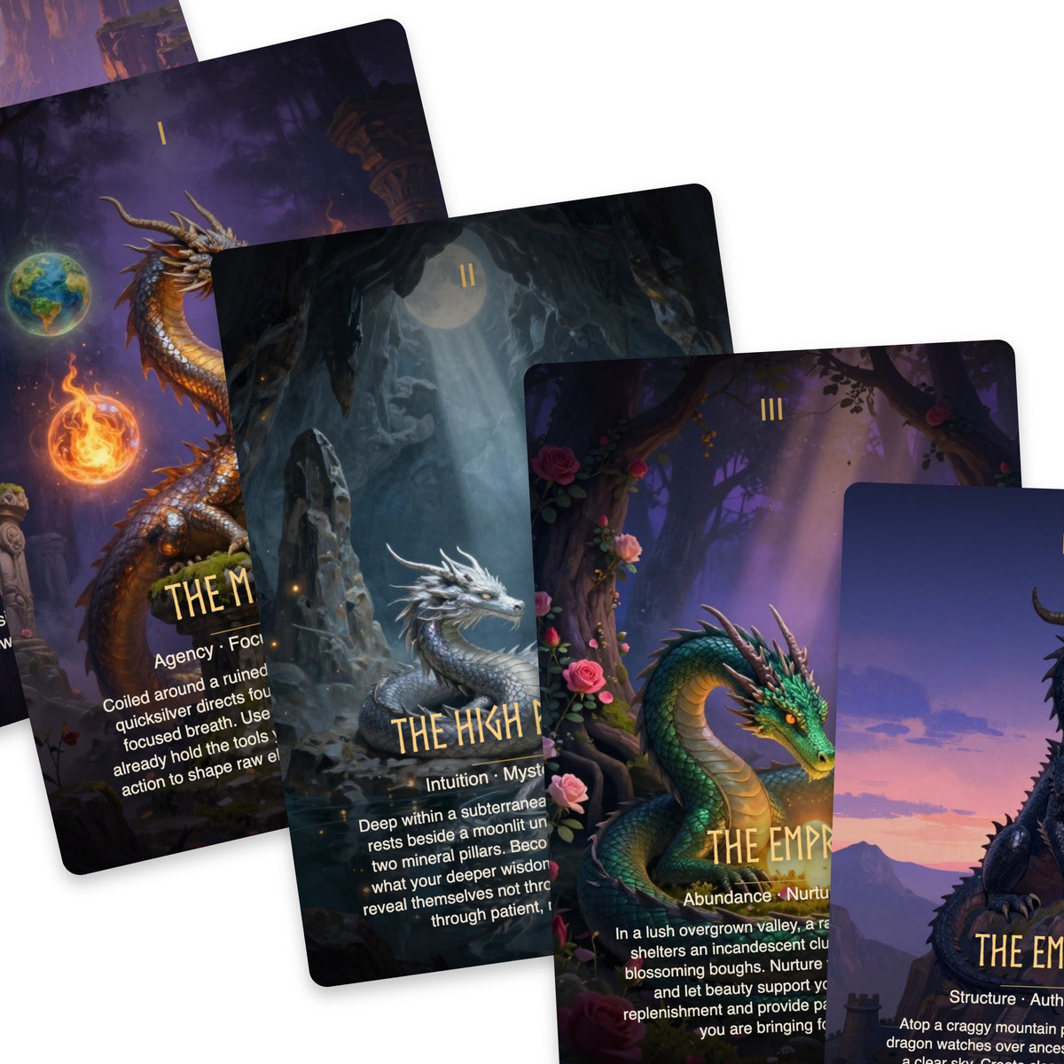 The Last Dragon Tarot - 78 Cards