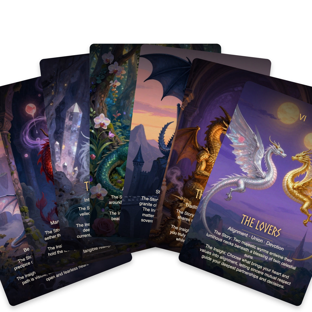 The Dragon Kingdom Tarot - 78 Cards