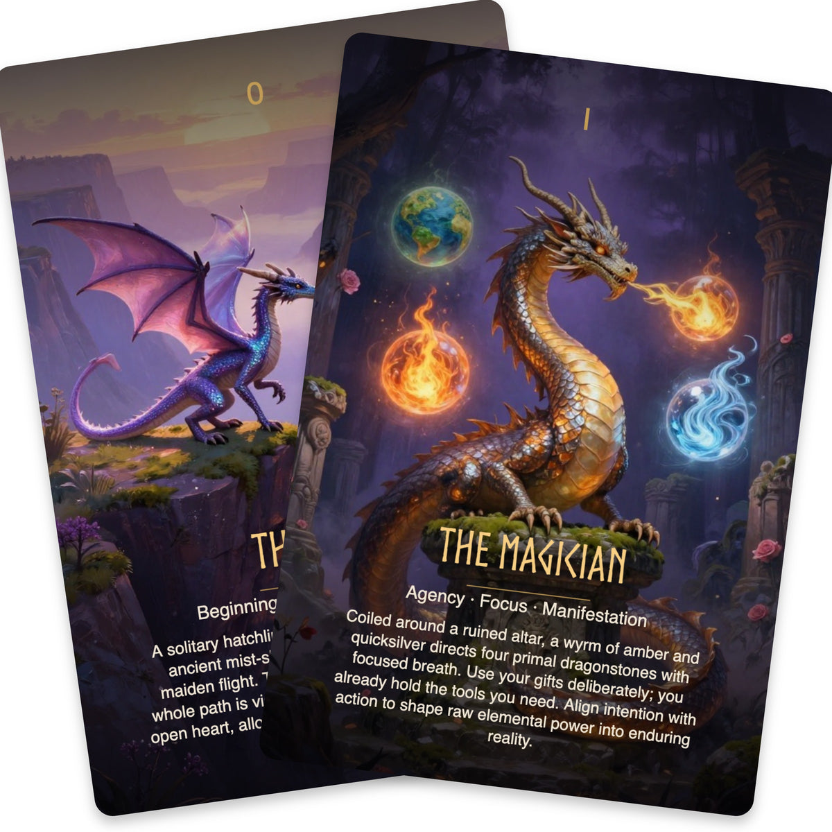 The Last Dragon Tarot - 78 Cards