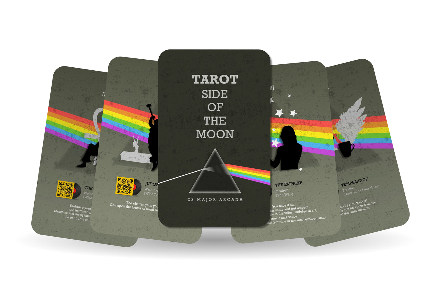 Tarot side of the Moon - Pink Floyd  Oracle - Major Arcana