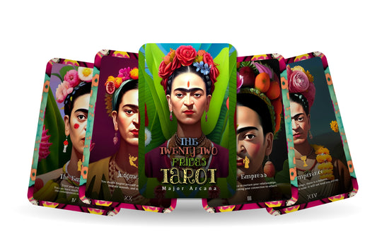 Twenty Two Fridas Tarot - Major Arcana - 22 illustration inspired by frida Khalo