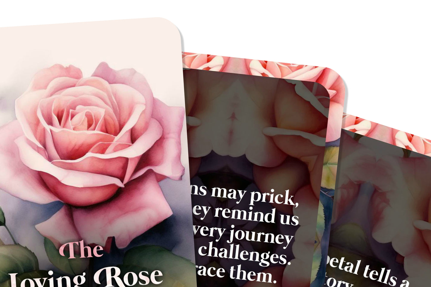 The Loving Rose Oracle - A Journey Through Petals and Thorns - Divination tools - Oracle cards