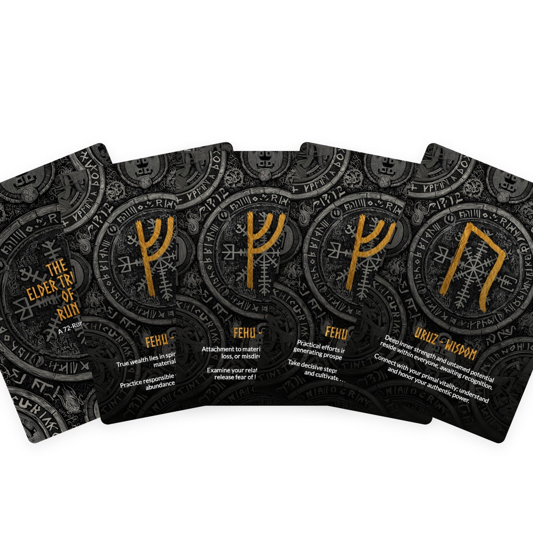 The Elder Trinity of Runes Oracle - 72 Cards