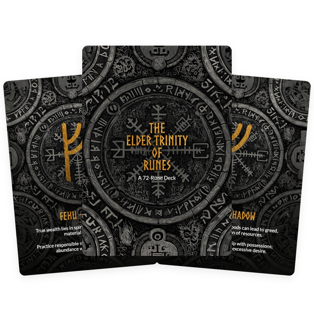 The Elder Trinity of Runes Oracle - 72 Cards