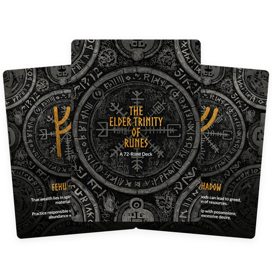 The Elder Trinity of Runes Oracle - 72 Cards