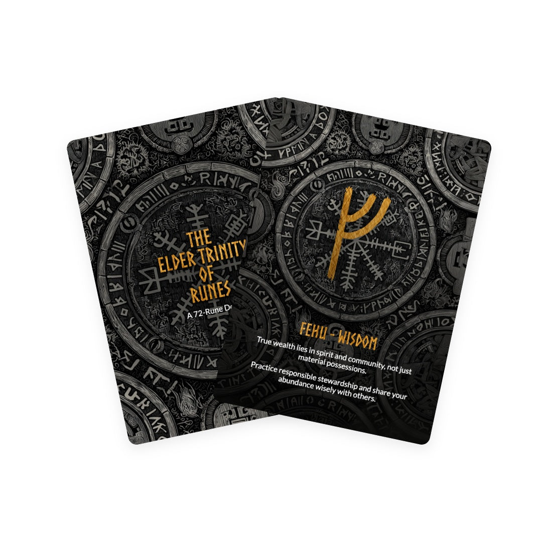 The Elder Trinity of Runes Oracle - 72 Cards