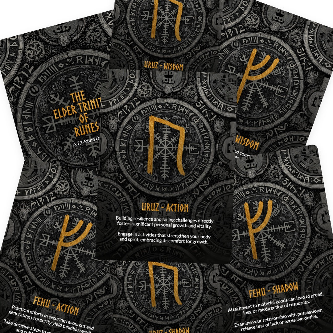 The Elder Trinity of Runes Oracle - 72 Cards