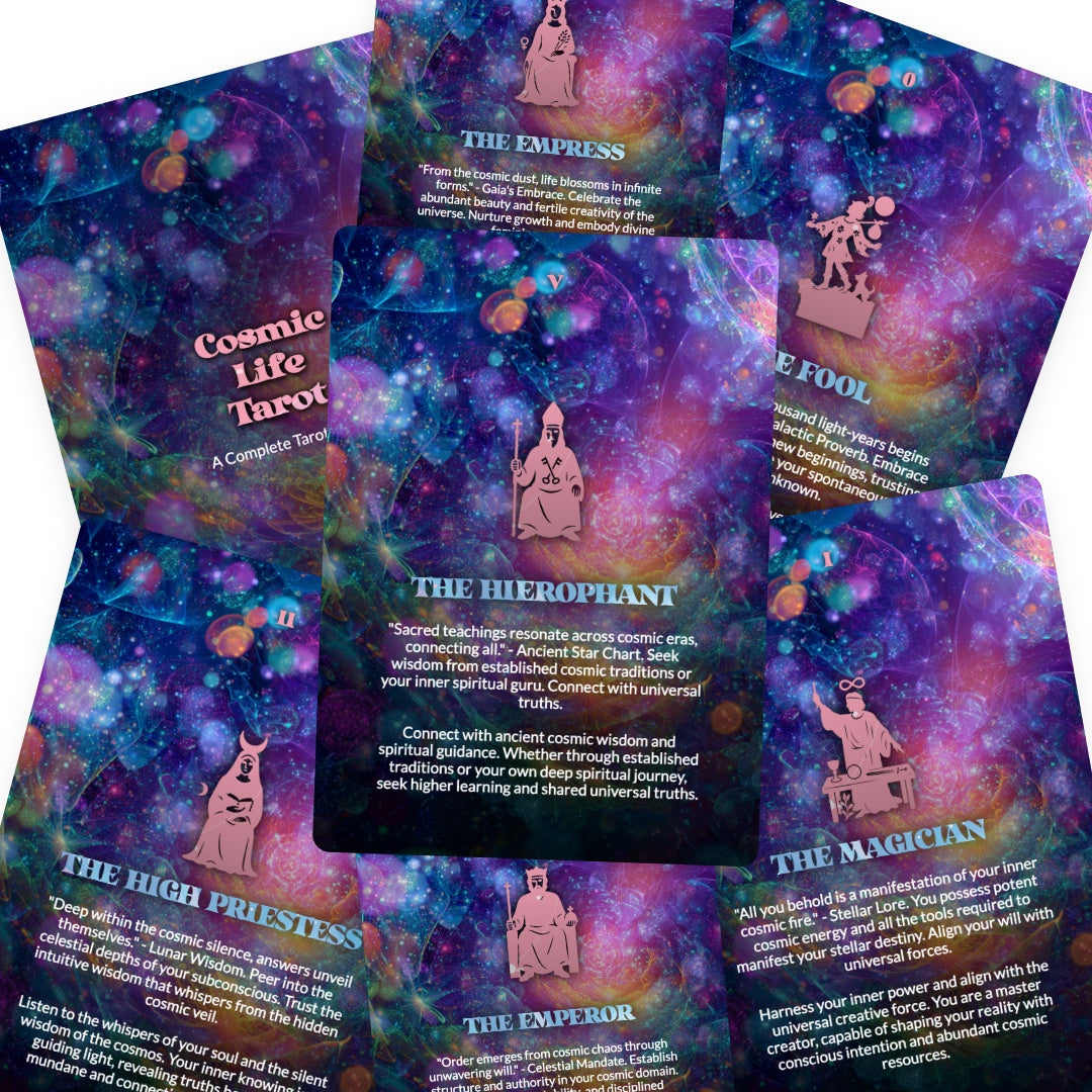 Cosmic Life Tarot - 78 Cards