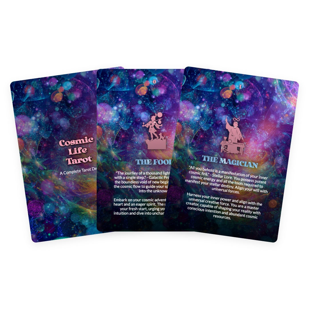 Cosmic Life Tarot - 78 Cards