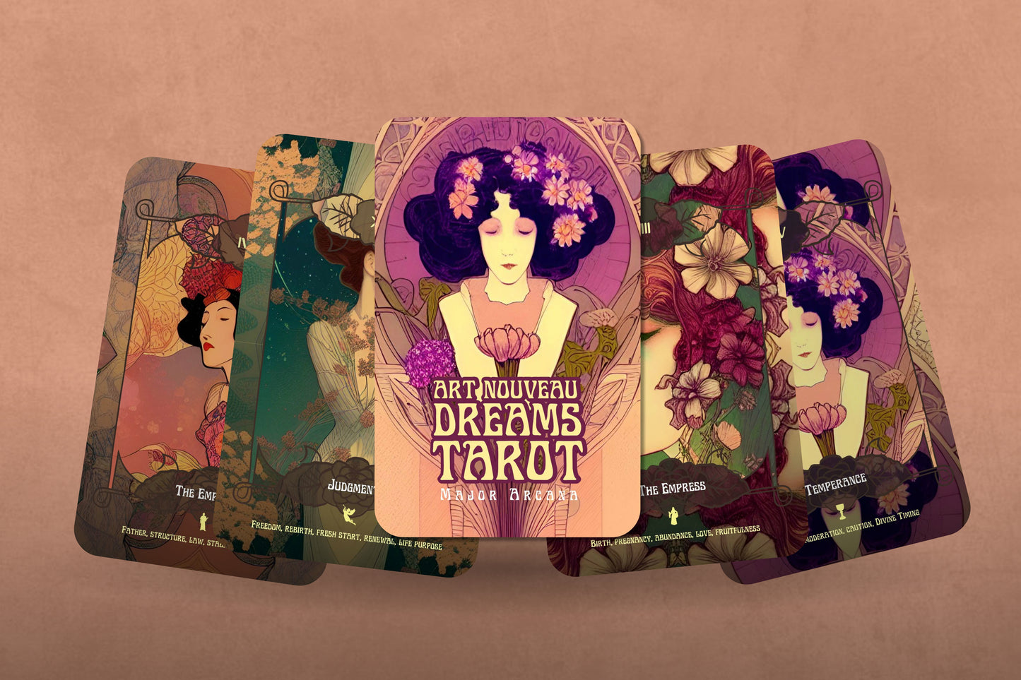 Art Nouveau Dreams Tarot - Major Arcana